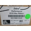 Zebra Pen Performance Wax Ribbon 402In X 1476Ft Ink Ribbon 5319 05319BK10245